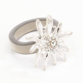 Ring with Edelweiss